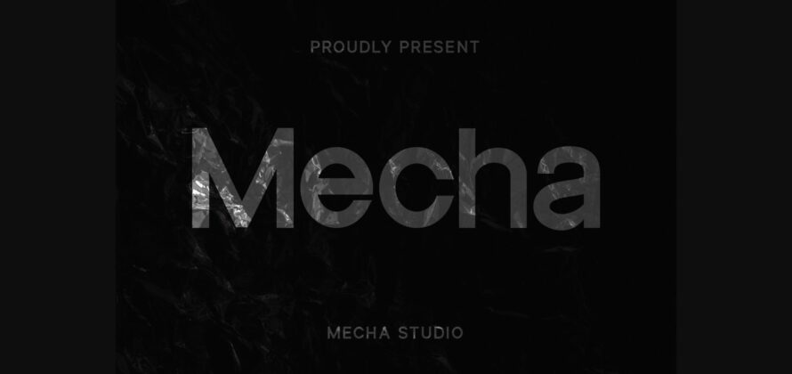 Mecha Font Poster 3