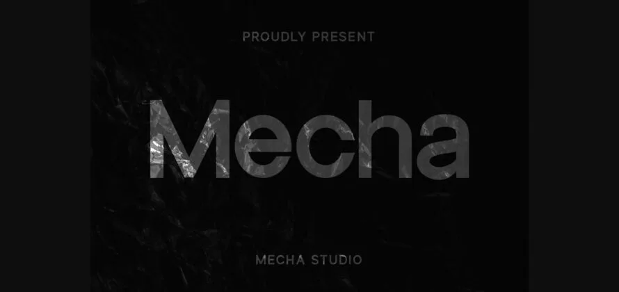 Mecha Font Poster 3