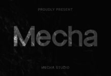 Mecha Font Poster 1