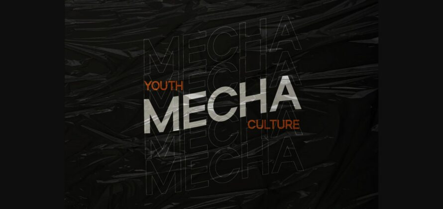 Mecha Font Poster 6