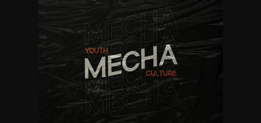 Mecha Font Poster 6