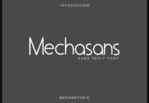 Mechasans Font Mechasans Font Poster 1
