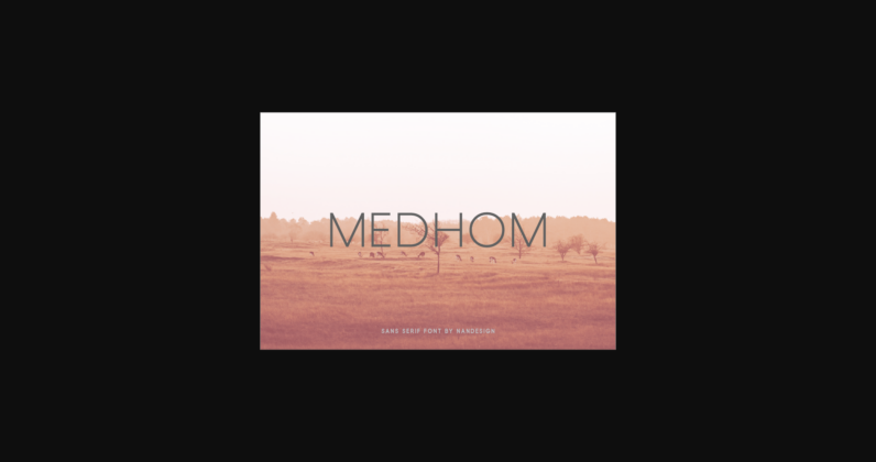 Medhom Font Poster 3