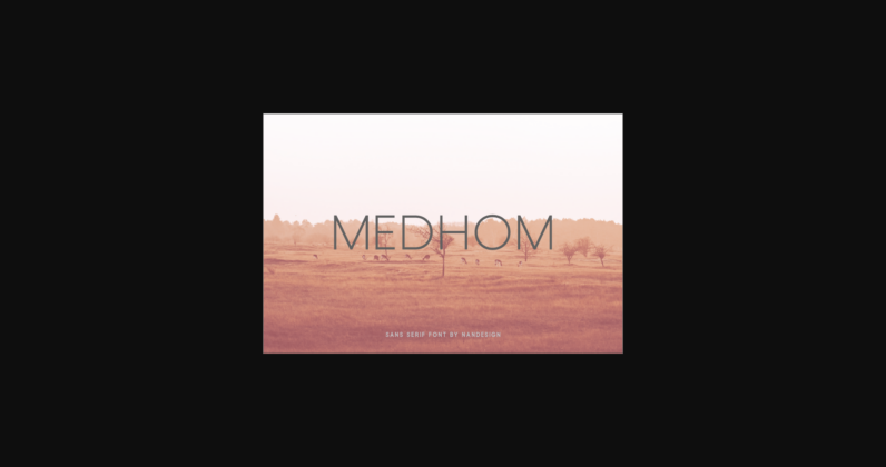 Medhom Font Poster 1