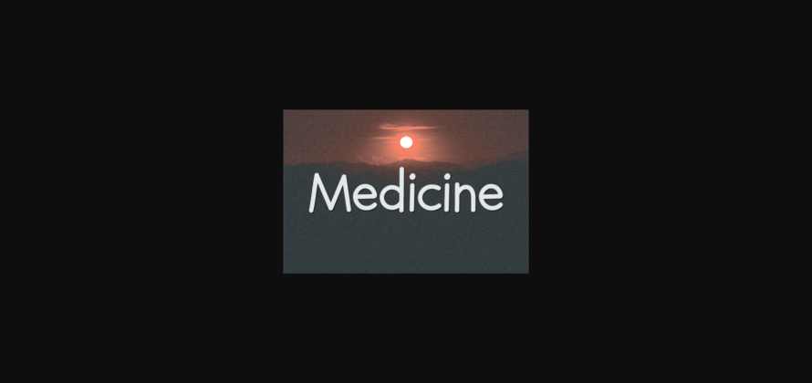 Medicine Font Poster 3