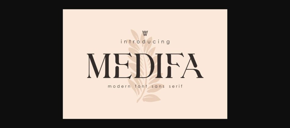 Medifa Font Poster 3