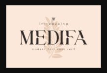 Medifa Font Poster 1