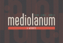 Mediolanum Font Poster 1