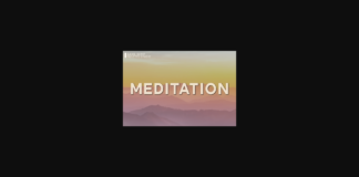 Meditation Font Poster 1