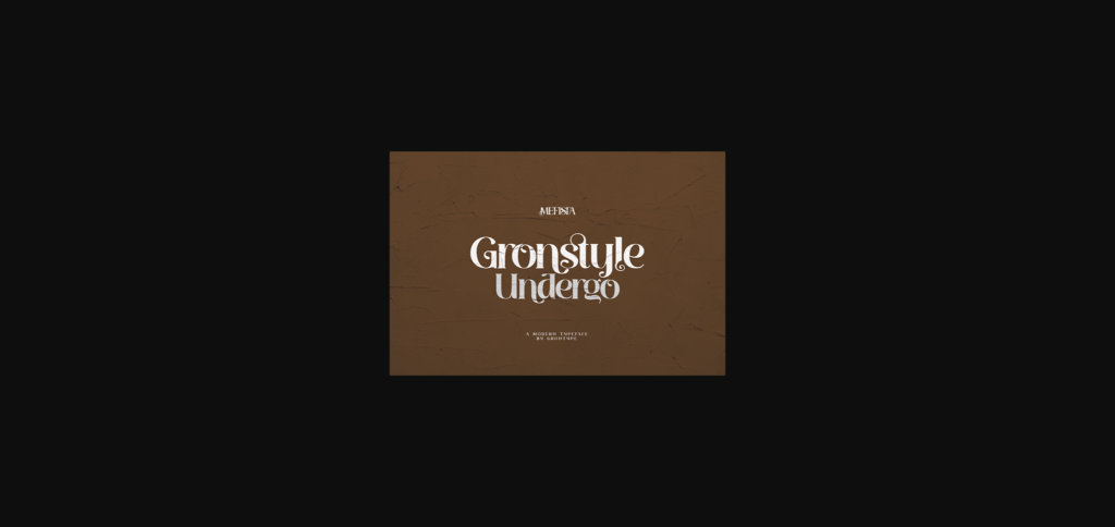 Mefista Font Poster 6