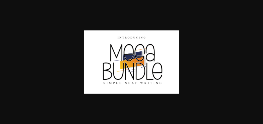 Mega Bundle Font Poster 1