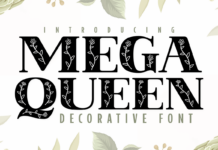 Mega Queen Font Poster 1