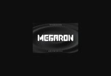 Megaron Font Poster 1