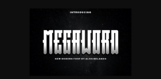 Megaword Font Poster 1