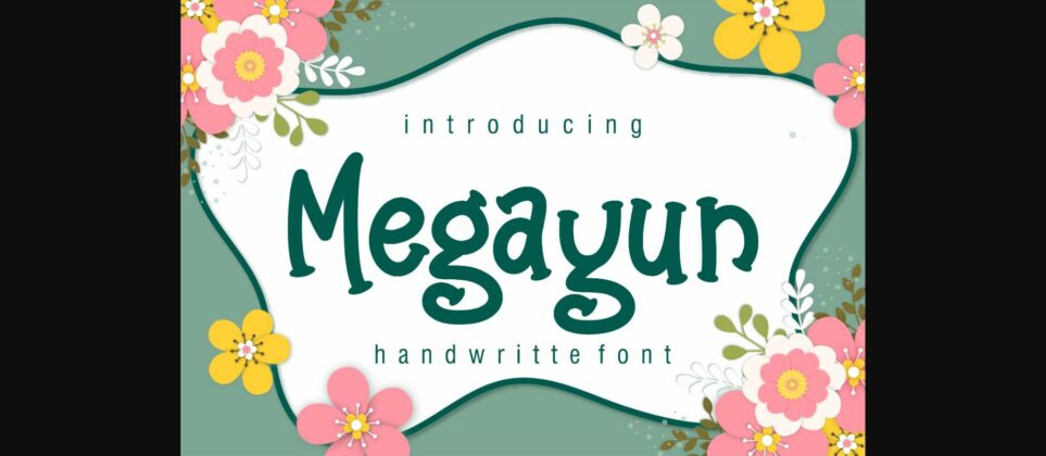 Megayun Font Poster 3