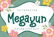 Megayun Font Poster 1