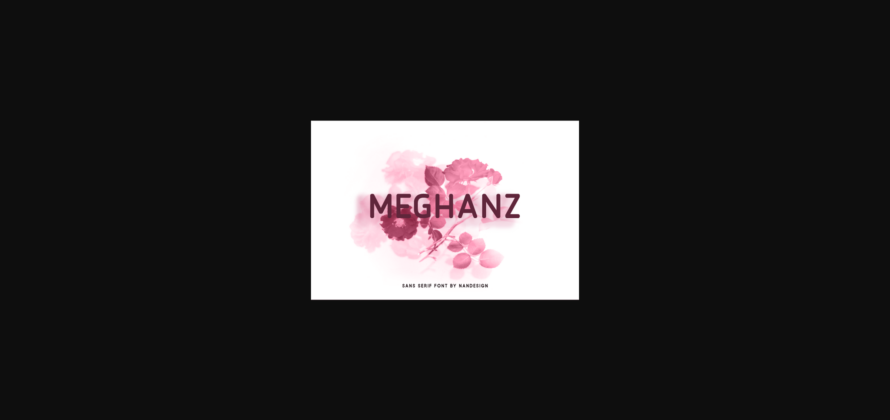 Meghanz Font Poster 3