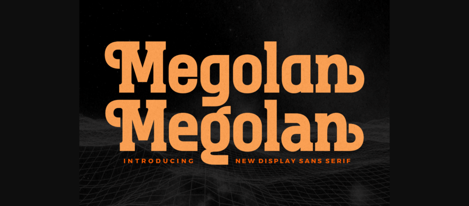 Megolan Font Poster 3