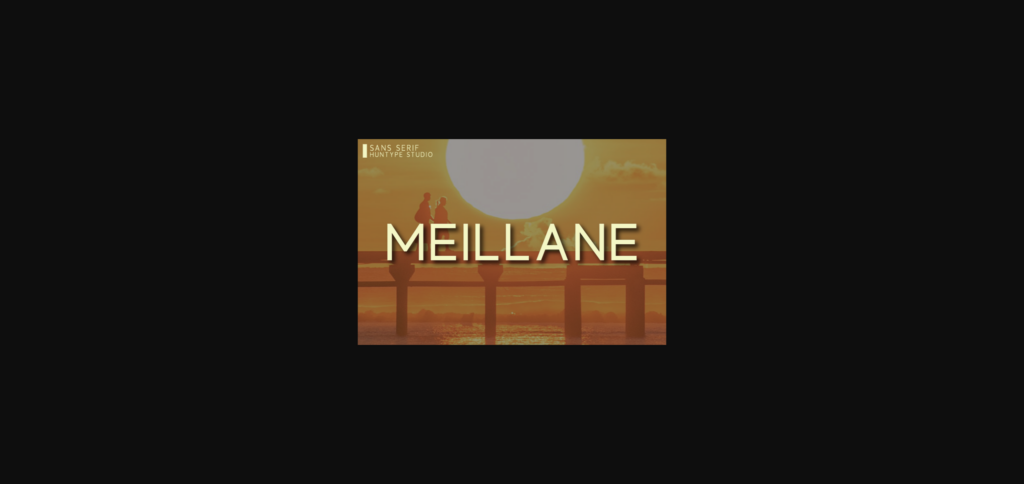 Meillane Font Poster 3