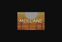 Meillane Font Poster 1