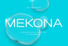 Mekona Font Poster 1