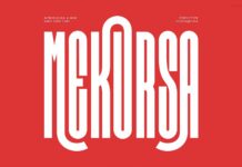 Mekursa Font Poster 1