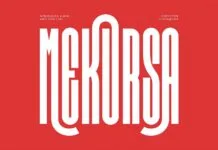 Mekursa Font Poster 1