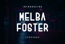 Melba Foster Font Poster 1