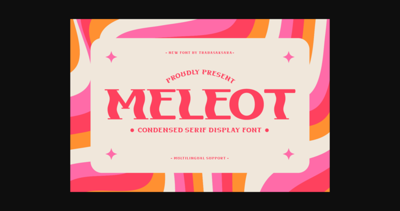 Meleot Font Poster 3