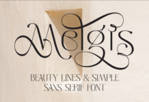 Melgis Font Poster 1