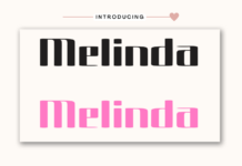 Melinda Font Poster 1