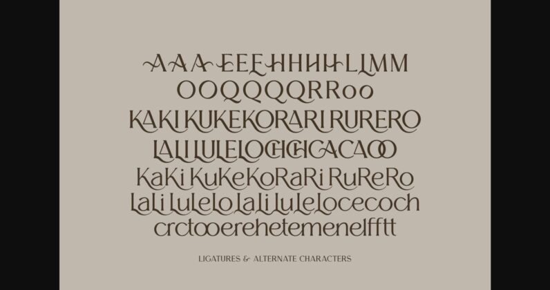Melion Font Poster 7