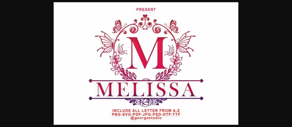 Melissa Font Poster 3