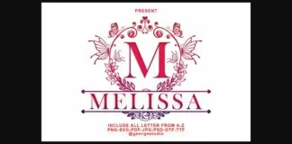 Melissa Font Poster 1
