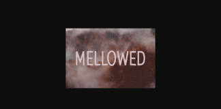 Mellowed Font Poster 1