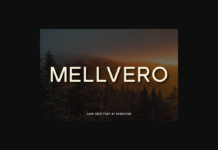 Mellvero Font Poster 1