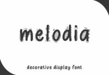 Melodia Font Poster 1