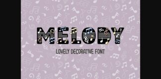 Melody Font Poster 1