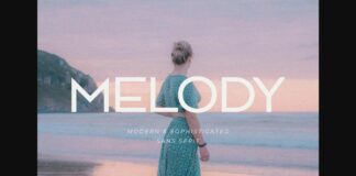 Melody Font Poster 1