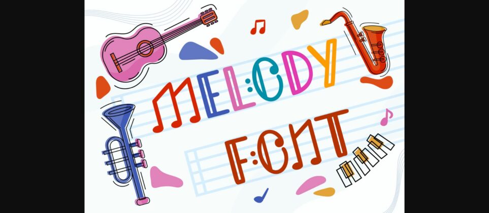 Melody Font Poster 3