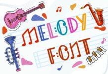 Melody Font Poster 1