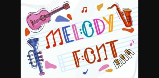 Melody Font Poster 1