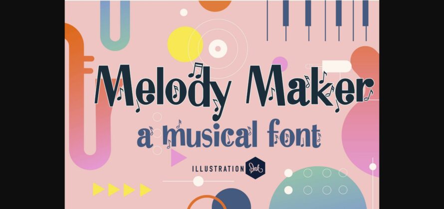 Melody Maker Font Poster 3