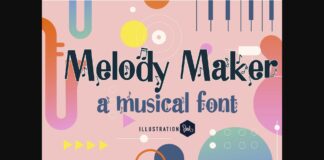 Melody Maker Font Poster 1