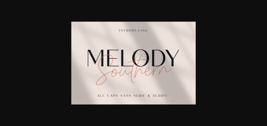 Melody Southern Duo Font Poster 3