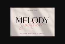 Melody Southern Duo Font Poster 1