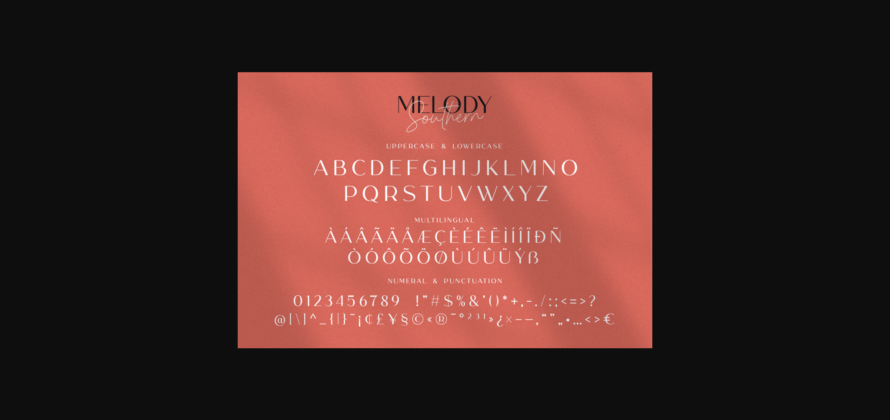 Melody Southern Duo Font Poster 10