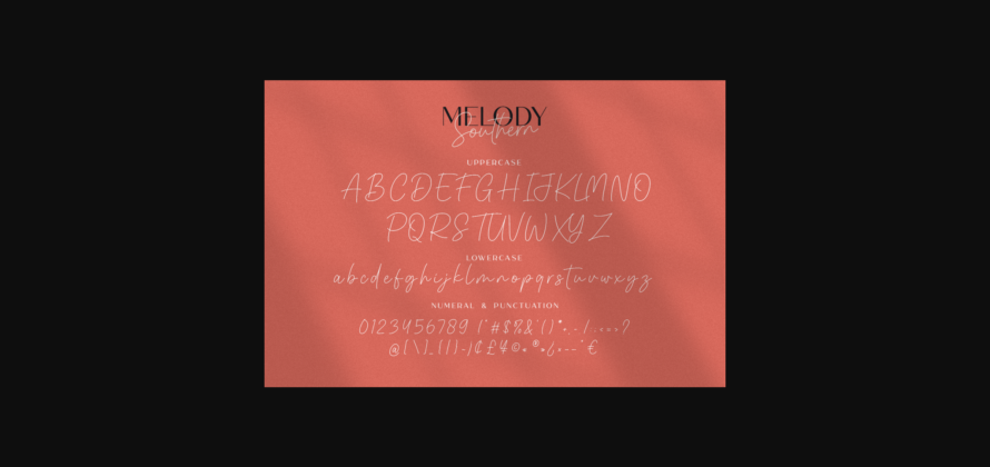 Melody Southern Duo Font Poster 11