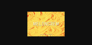 Meloncrem Font Poster 1