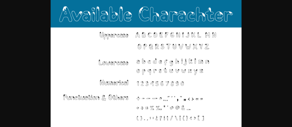 Melt Fuji Font Poster 9